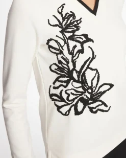 Zenergy® Double-Knit Applique Top