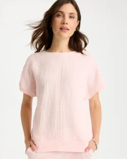 Zenergy® Gauze French Terry Mix Tee