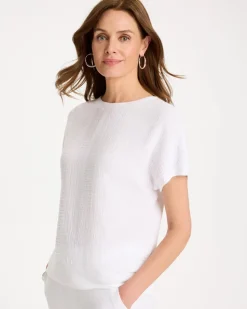Zenergy® Gauze French Terry Mix Tee