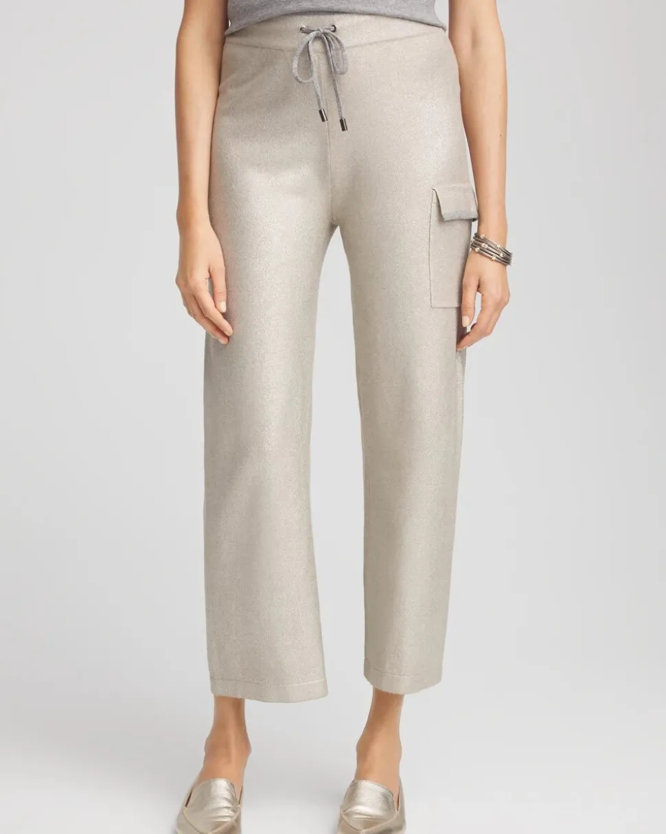 Zenergy® Luxe Foil Cashmere Blend Cargo Pants