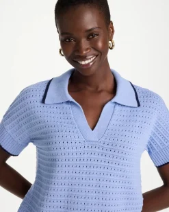 Zenergy® Luxe Pointelle Sweater