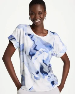 Zenergy® Placed Print Drop Shoulder Tee