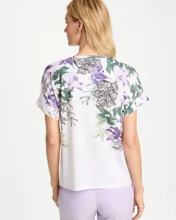 Zenergy® Placed Print Drop Shoulder Tee