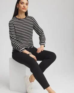 Zenergy® Scuba Striped Top