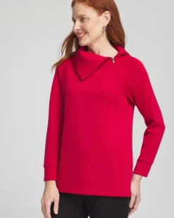 Zenergy® Scuba Zip Neck Tunic