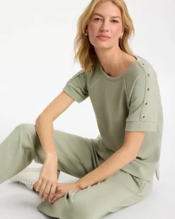 Zenergy® Soft Short-Sleeve Grommet Top