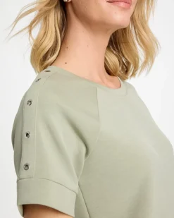 Zenergy® Soft Short-Sleeve Grommet Top