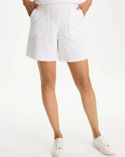 Zenergy® Terry Cloth Jacquard Shorts