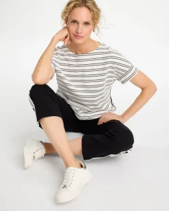 Zenergy® Textured Knit Jacquard Top