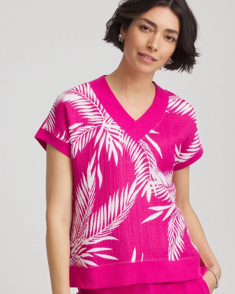 Zenergy® Tropical Gauze Top