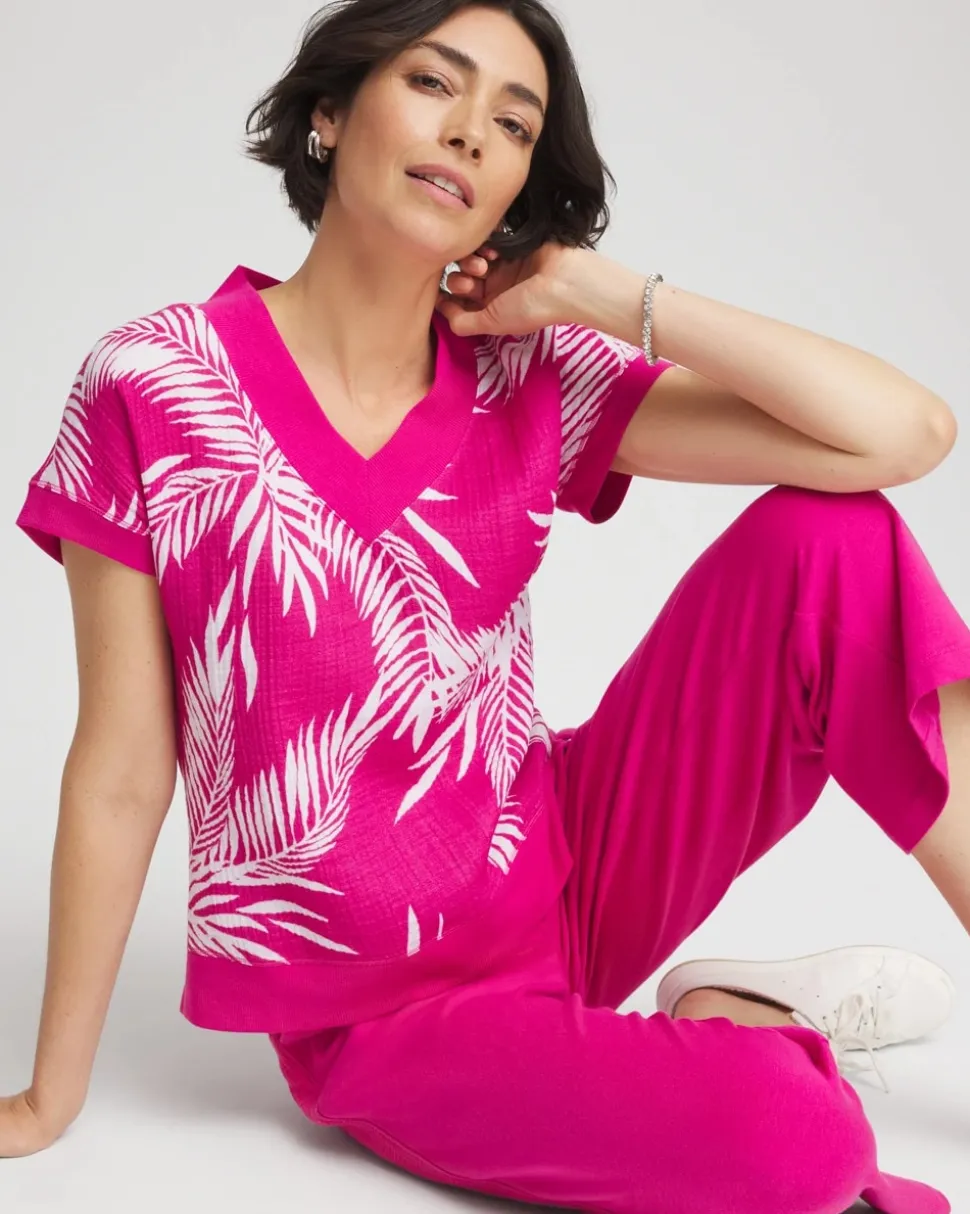 Zenergy® Tropical Gauze Top