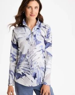 Zenergy® UPF Botanic Half Zip Polo