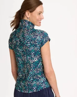 Zenergy® UPF Dots Half Zip Polo