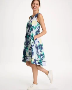Zenergy® UPF Floral Midi Dress