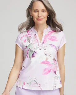 Zenergy® UPF Floral Polo