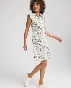 Zenergy® UPF Floral Polo Dress
