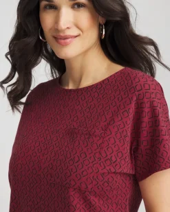 Zenergy® UPF Geo-Print Dolman Top