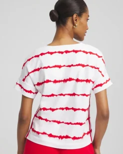 Zenergy® UPF Knit Striped Dolman Top