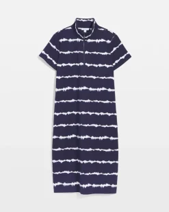 Zenergy® UPF Knit Tie Dye Half-Zip Dress