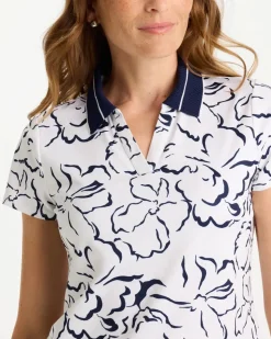 Zenergy® UPF Mesh Collar Polo Top