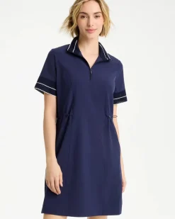 Zenergy® UPF Mesh Trim Dress