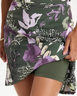 Zenergy® UPF Pleated Printed Skort