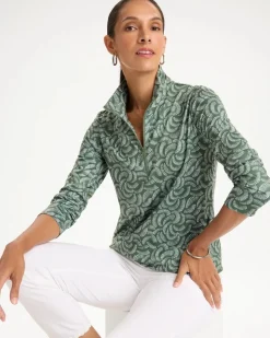 Zenergy® UPF Printed Half Zip