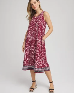 Zenergy® UPF Printed Midi Sports Dress