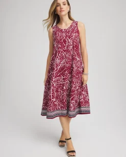 Zenergy® UPF Printed Midi Sports Dress