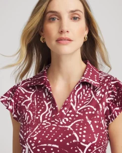 Zenergy® UPF Printed Polo Top