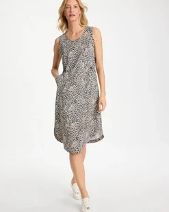 Zenergy® UPF Sleeveless Animal Bungee Dress