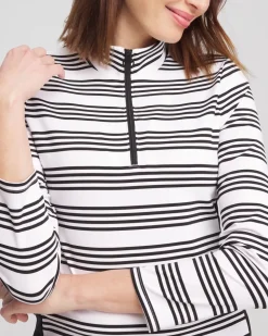 Zenergy® UPF Stripe Long Sleeve Top
