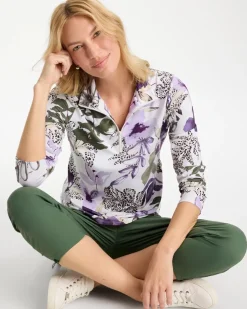 Zenergy® UPF Violet Aura Half Zip