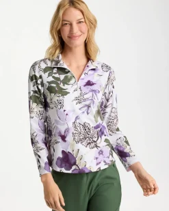 Zenergy® UPF Violet Aura Half Zip