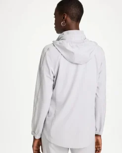 Zenergy® UPF Zip-Front Caviar Trim Jacket
